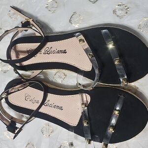 Calya Luciana Ankle Wrap Sandals